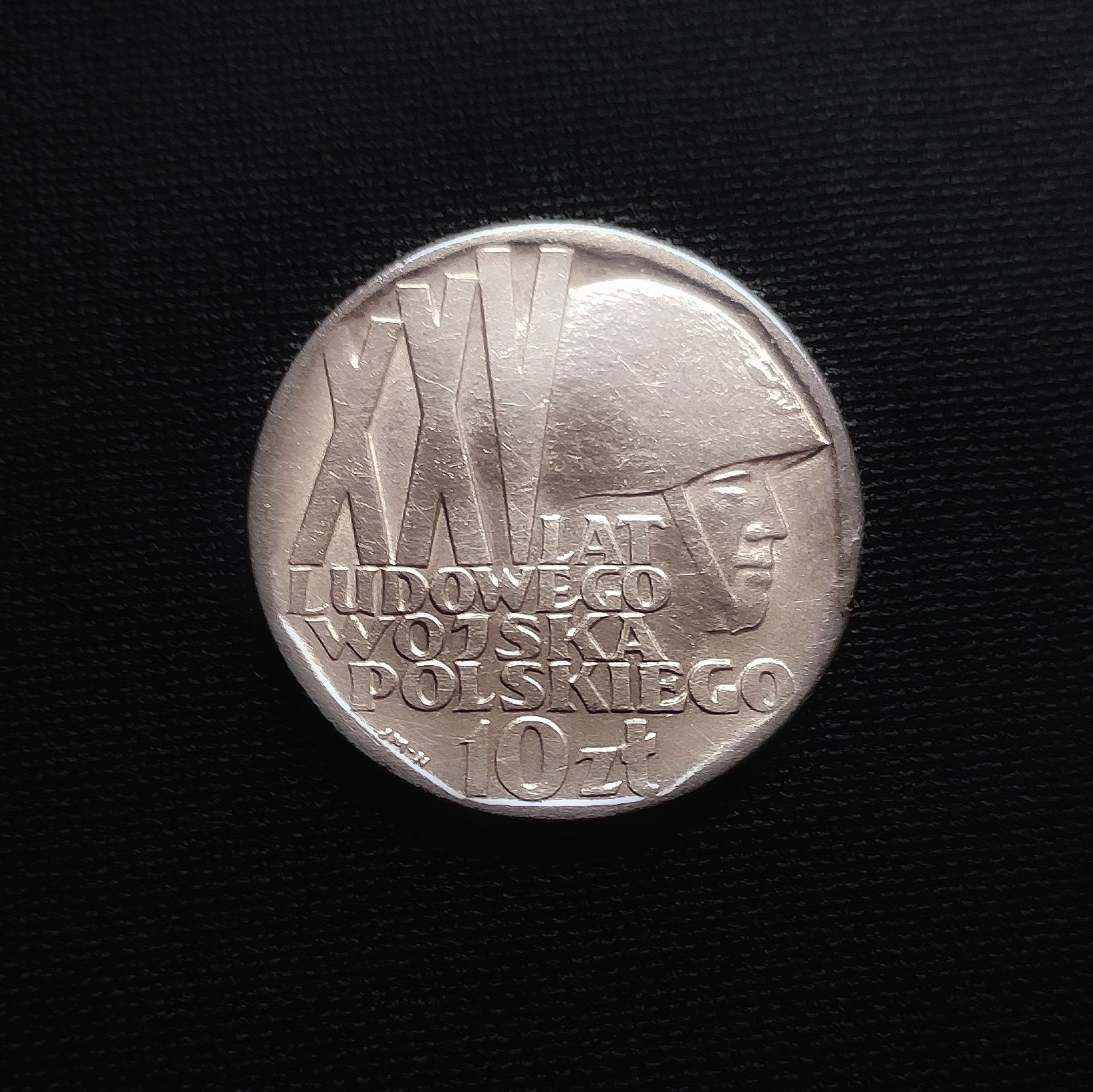 10 złotych z 1968 - XXV lat Wojska Polskiego - PRL