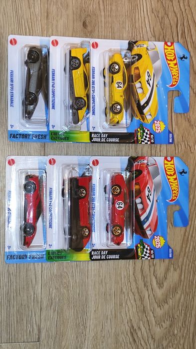Pack hot wheels Ferrari mainlain