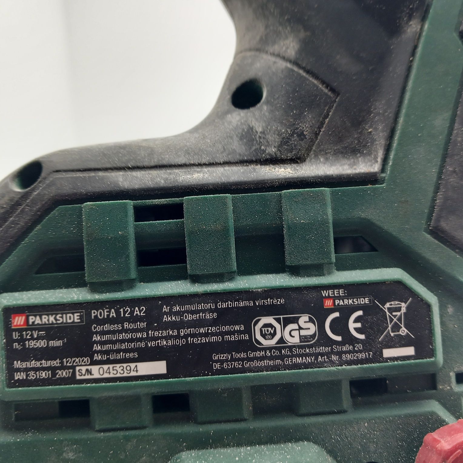 Frezarka Parkside POFA 12 A2