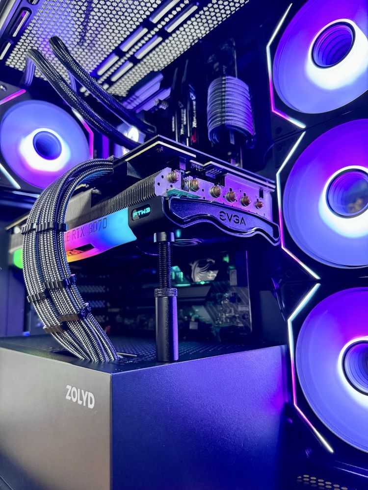 Computador gamer ryzen 5600 | RTX 3070 FTW | WI-FI | Water Cooler