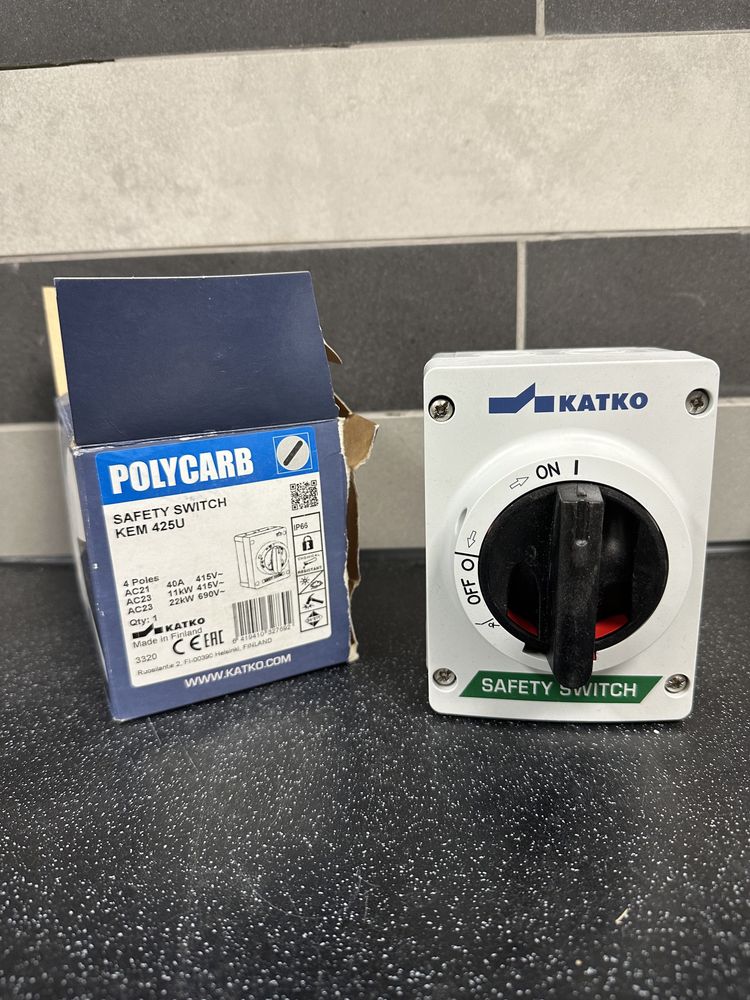 Włącznik wyłącznik bezpieczeństwa POLYCARB KATKO KEM 425U safety switc