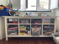 Aparador brinquedos ikea hemnes