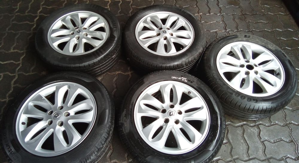 JANTES RENAULT R17 COM PNEUS 225/55 FURAÇÃO 5X108