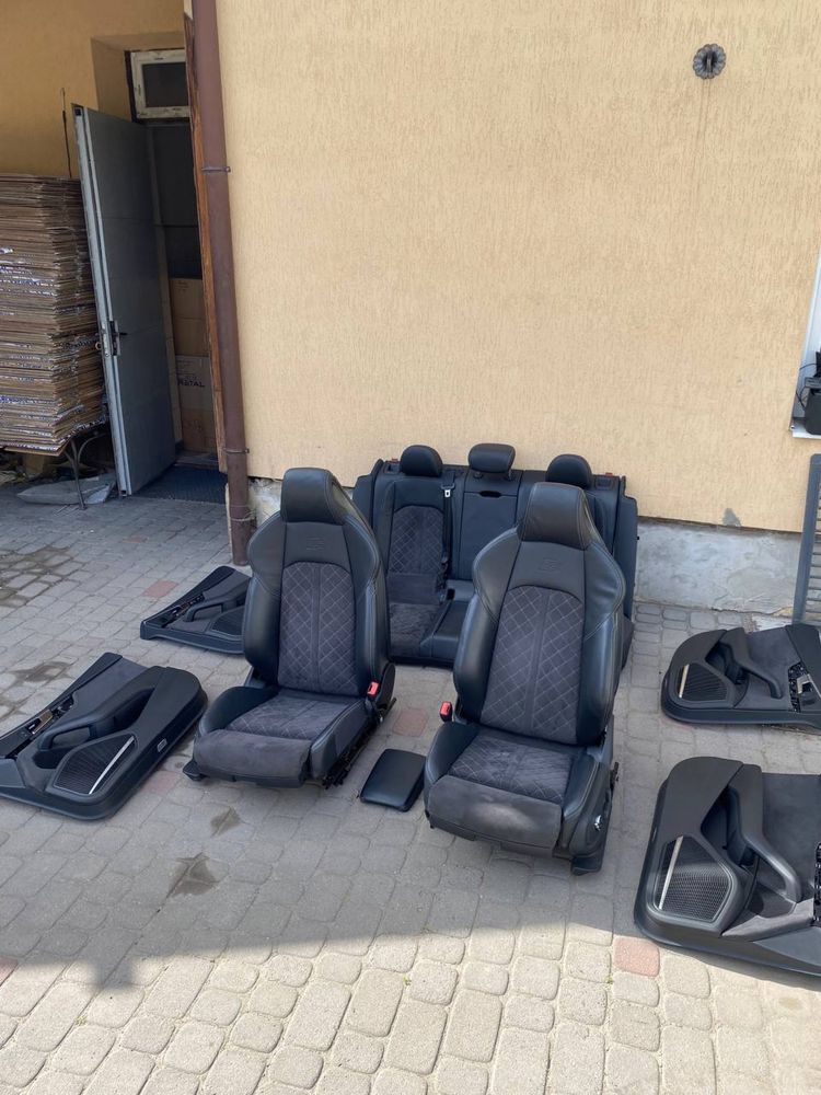 Салон сидіння audi s5 b9 8w f5 s4 a4 a5 sportback ковші алькантара