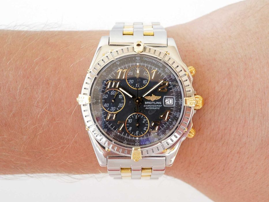 Breitling Chronomat Chronograph Steel Gold 39mm