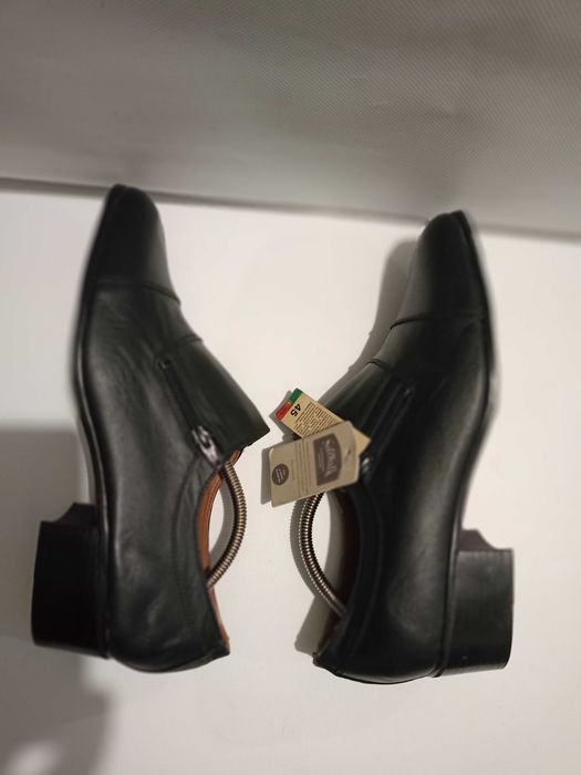 Мужские кожаные туфли американского бренда SoftWalk р. 45