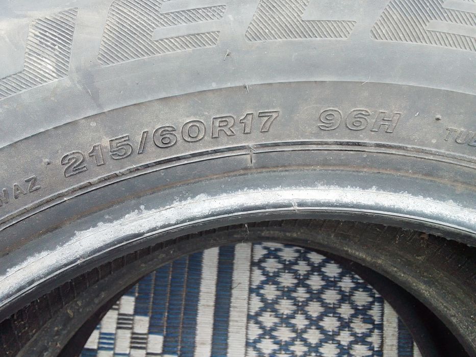 Cena za 2 Opony letnie 215/60r17 BRIDGESTONE