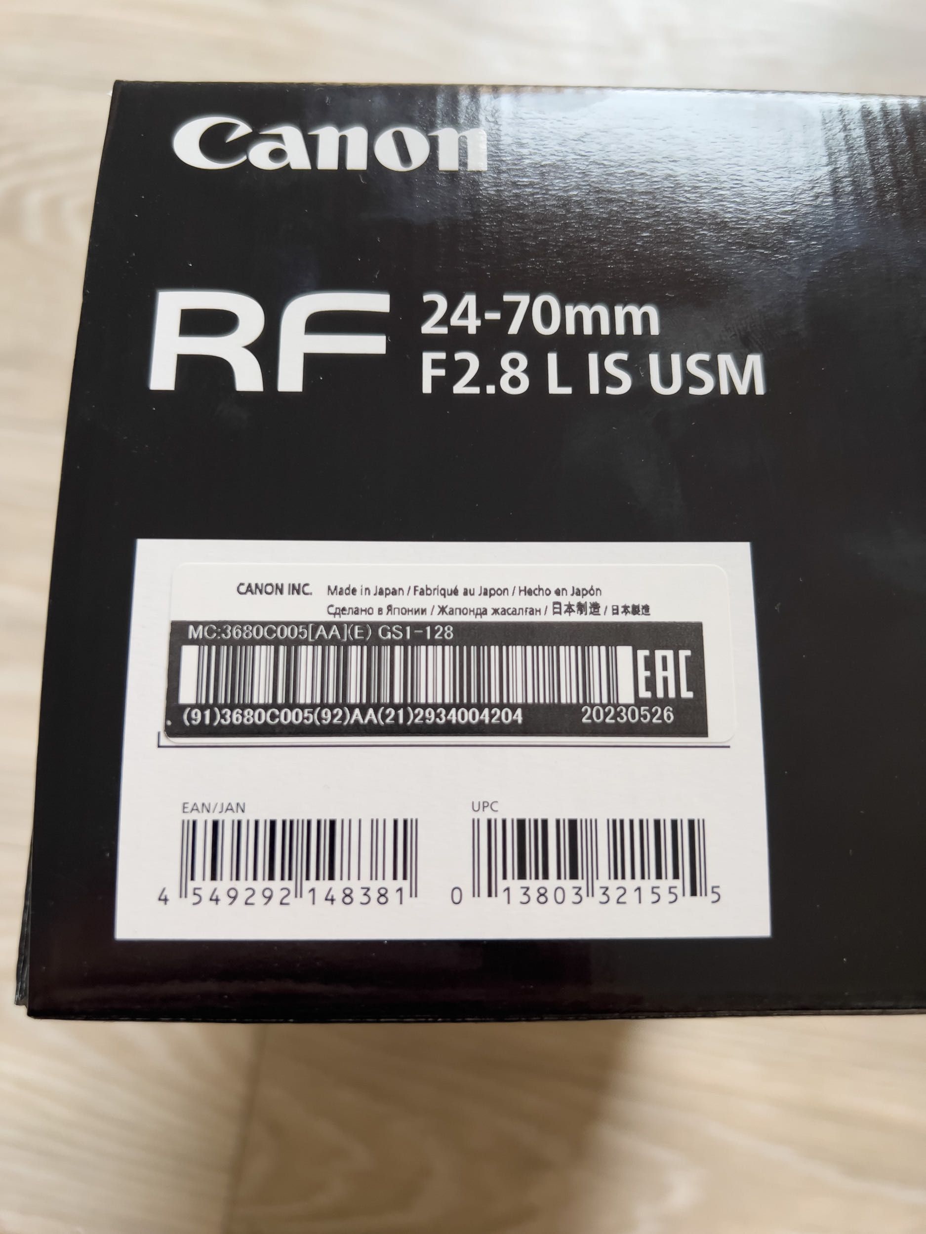 Canon RF 24-70mm f/2.8 L IS USM NOWY, NIEUŻYWANY