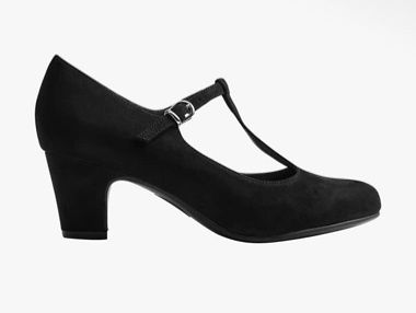 Buty damskie zamszowe czarne