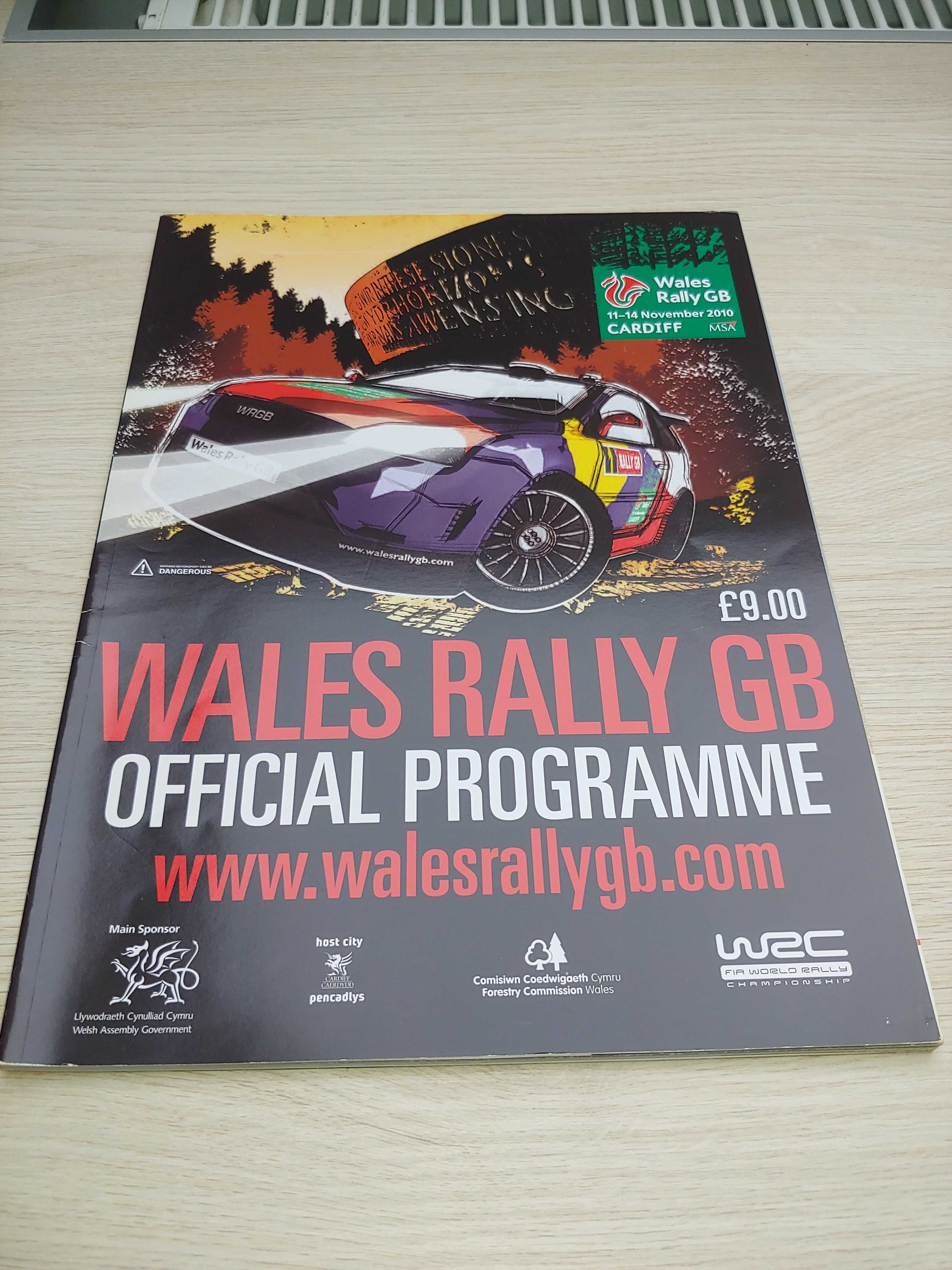 Program rajdowy Rally Wales Gb 2010 Wrc rajd