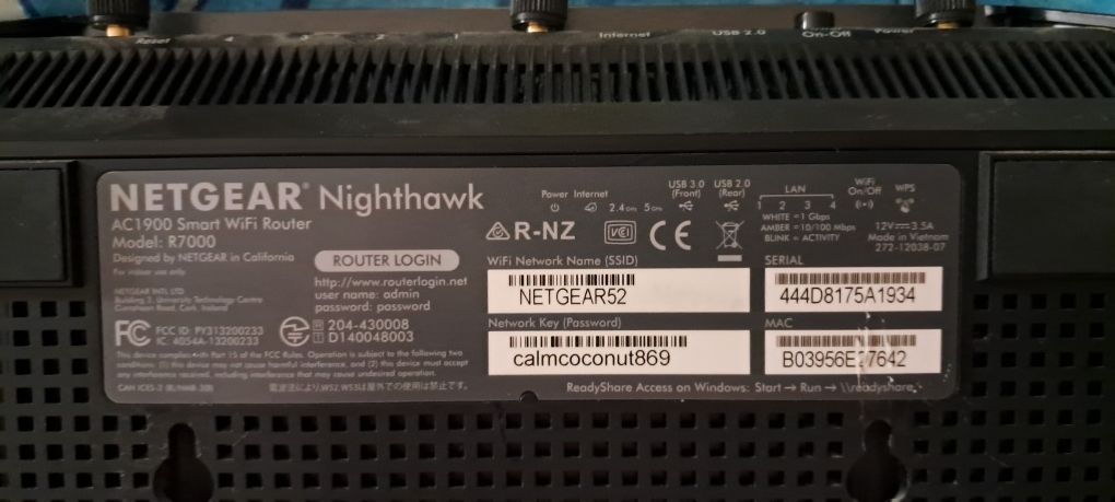 Netgear R7000 роутер маршрутизатор