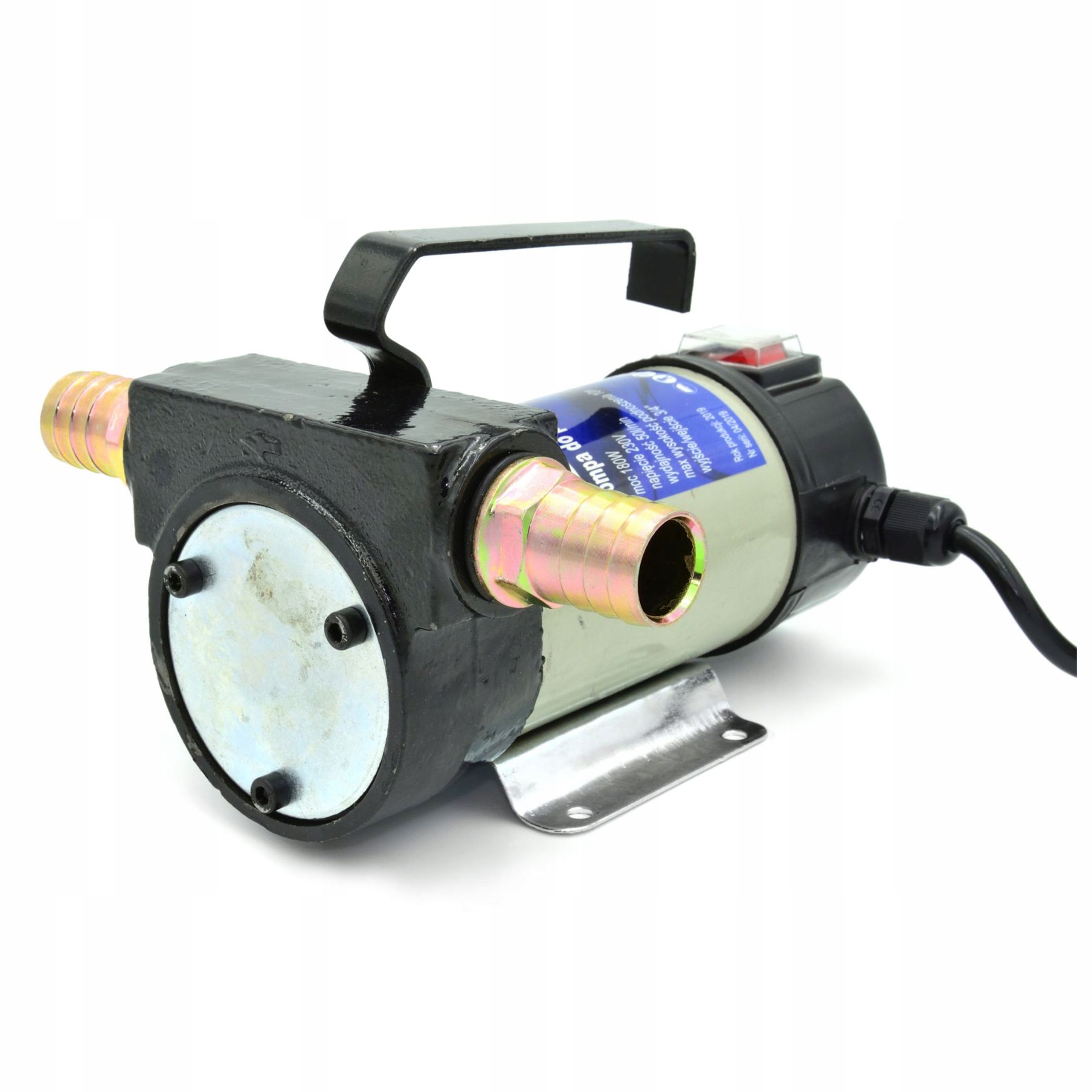 Pompa 230V Spuszczania Ropy+ Wąż 5M + Pistolet Lcd