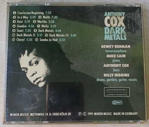Anthony Cox - Dark Metals