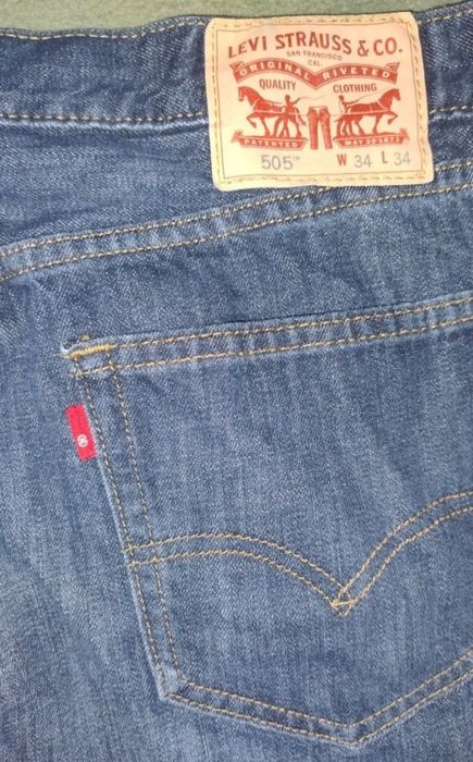 Джинсы Levis w34 l34