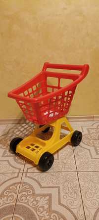 Іграшка- Візок для супермаркету,тележка в магазин, візок Технок НОВИЙ