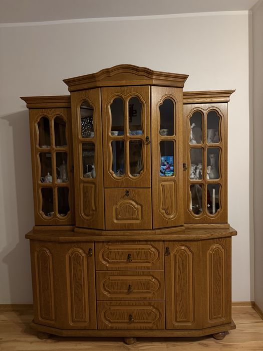 Zestaw mebli dębowych