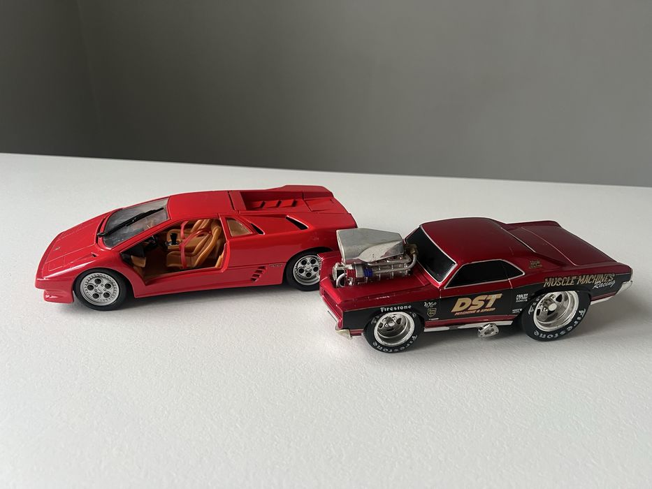 автомодель Lamborghini Diablo 1:18 \Pontiac GTO  Muscle Machines 1966