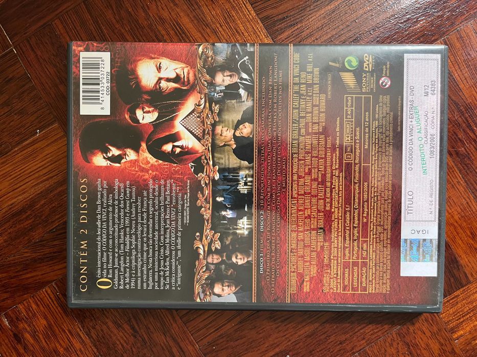 DVD O código DaVinci (Howard, 2006)