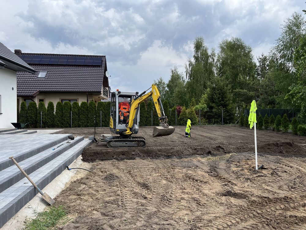 Uslugi minikoparką roboty ziemne