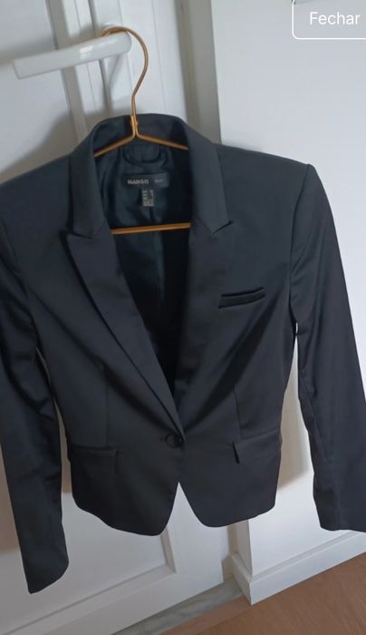 Blazer preto xs preto novo