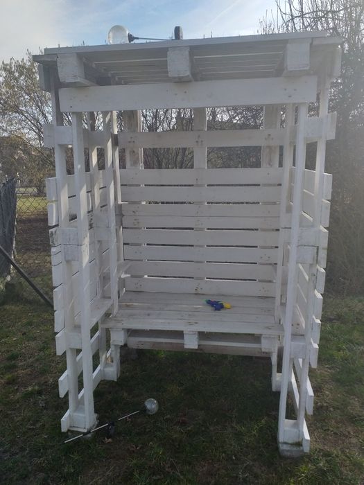 Pergola Ławka. Solidna. Bez poduszek