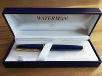 Waterman Hemisphere Azul Marble Ouro Aparo