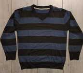 Marks & Spencer sweter bluza w paski 128