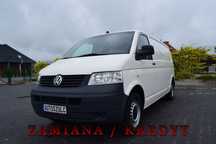 Volkswagen Transporter T5  1.9 TDI, 3-Osobowy, Blaszak, LONG, Klimatyzacja, Spełnia warunki Vat-1