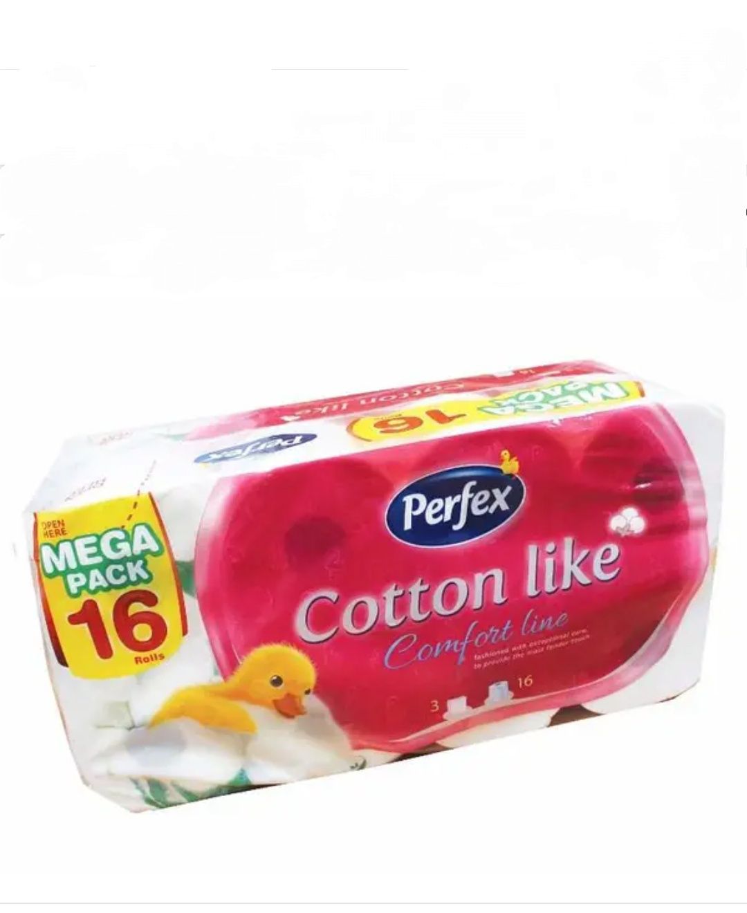 Cotton like туалетний папір 3х сл. 16шт