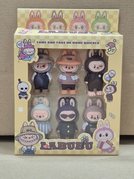 Labubu breloczki 6 sztuk zestaw