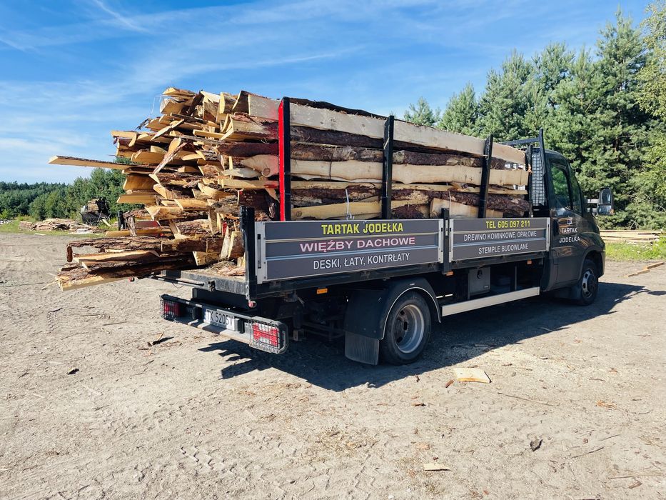 Drewno opałowe grube zrzyny sosnowe Kielce