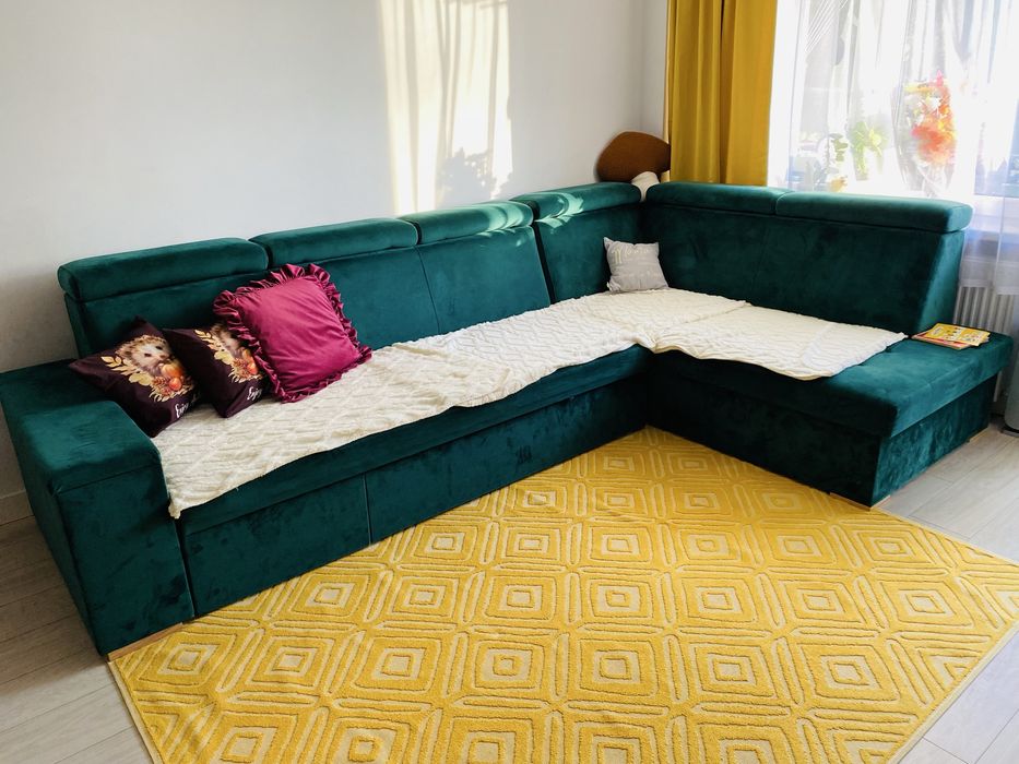 Narożnik butelkowa zieleń