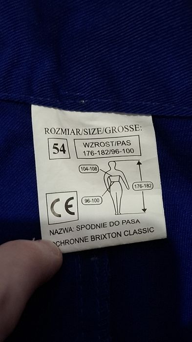 Spodnie robocze brixton rozmiar XL