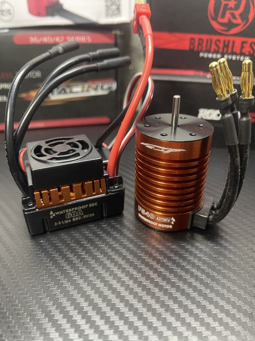 1:10 1:12 1:14 RC  4370KV двигатель , регулятор 60A  2-3 s