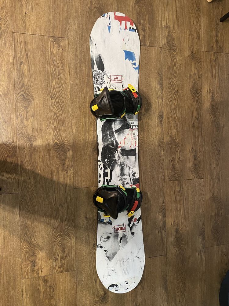 Zestaw snowboard RIDE Machete Gt 160cm + wiązania Ride Revolt