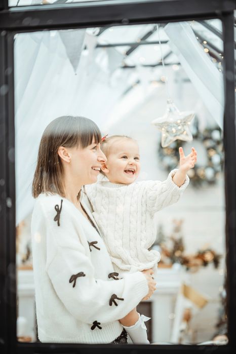 Sesje świateczne w szklarni