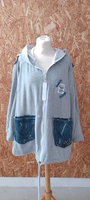 Blusão ganga oversize