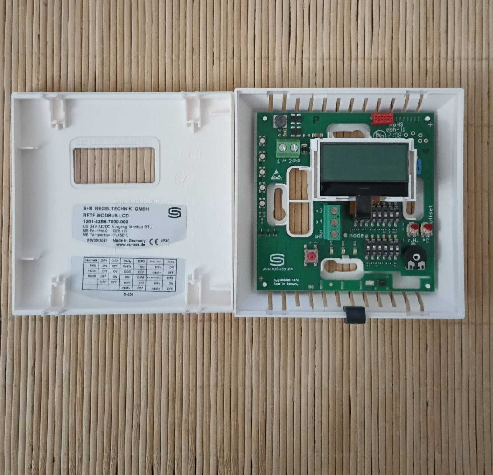 Датчик вологості і температури в приміщенні HYGRASGARD RFTF-Modbus 1шт
