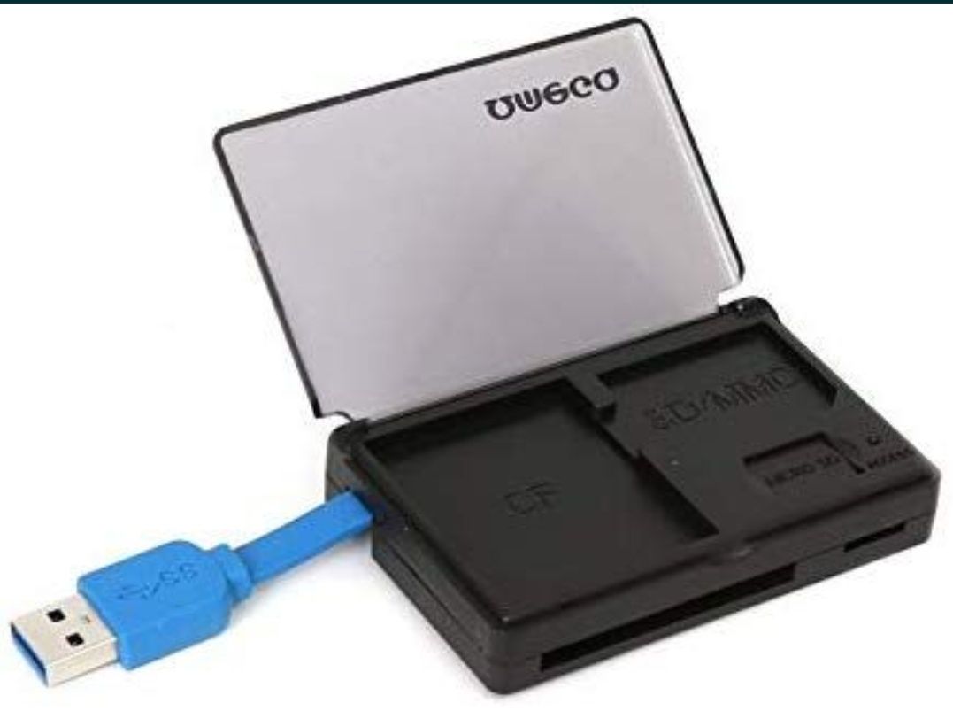 Czytnik kart pamięci micoSD, SDHC, SDXC, CF Compact Flash USB 3.0