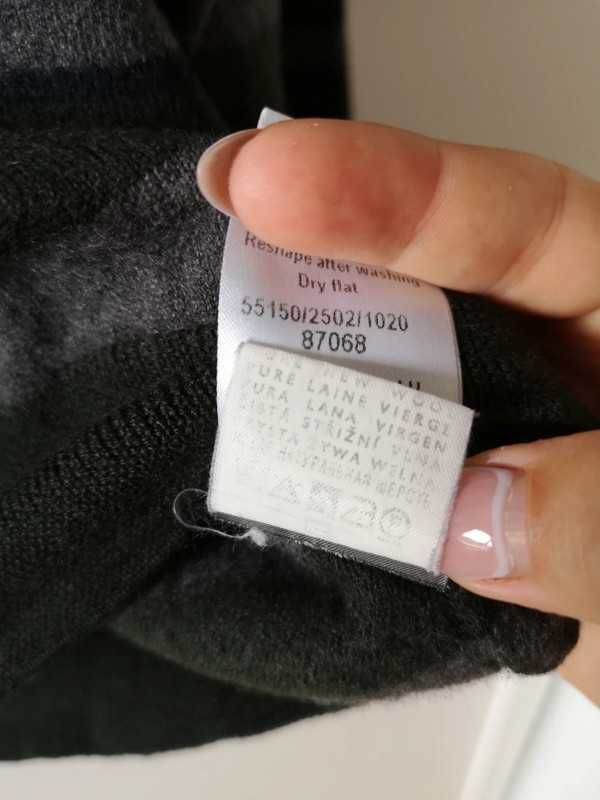 Pierre Cardin sweter w paski r. 56