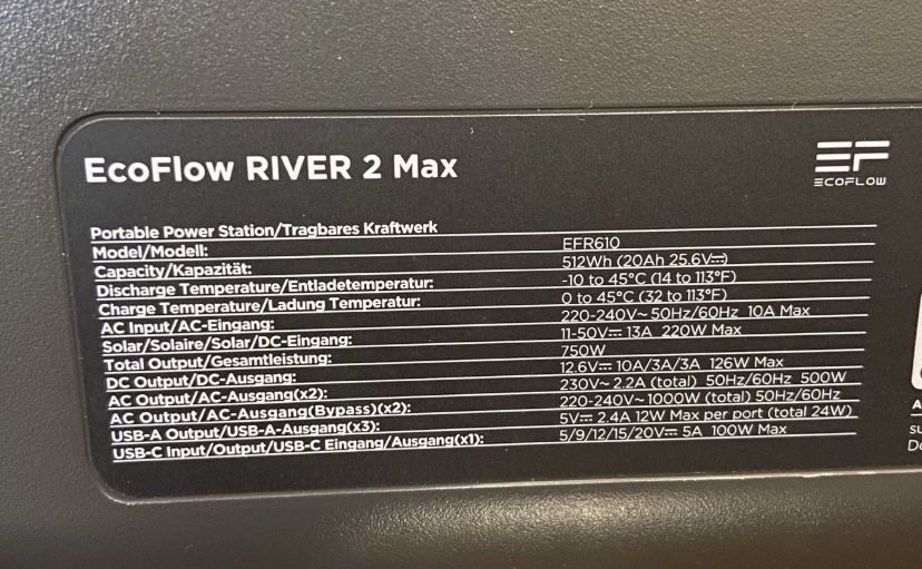 EcoFlou RIVER 2 max 512 W