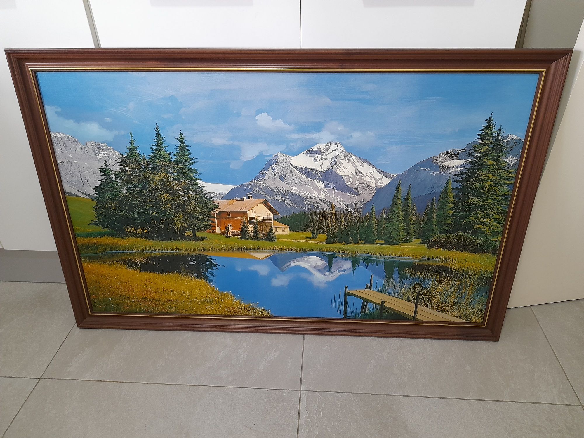 Quadro com paisagem