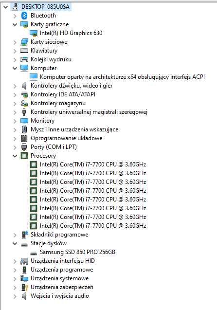 HP EliteDesk 800 G3 SFF - i7-7700 / 8GB RAM / 256GB SSD / Win10