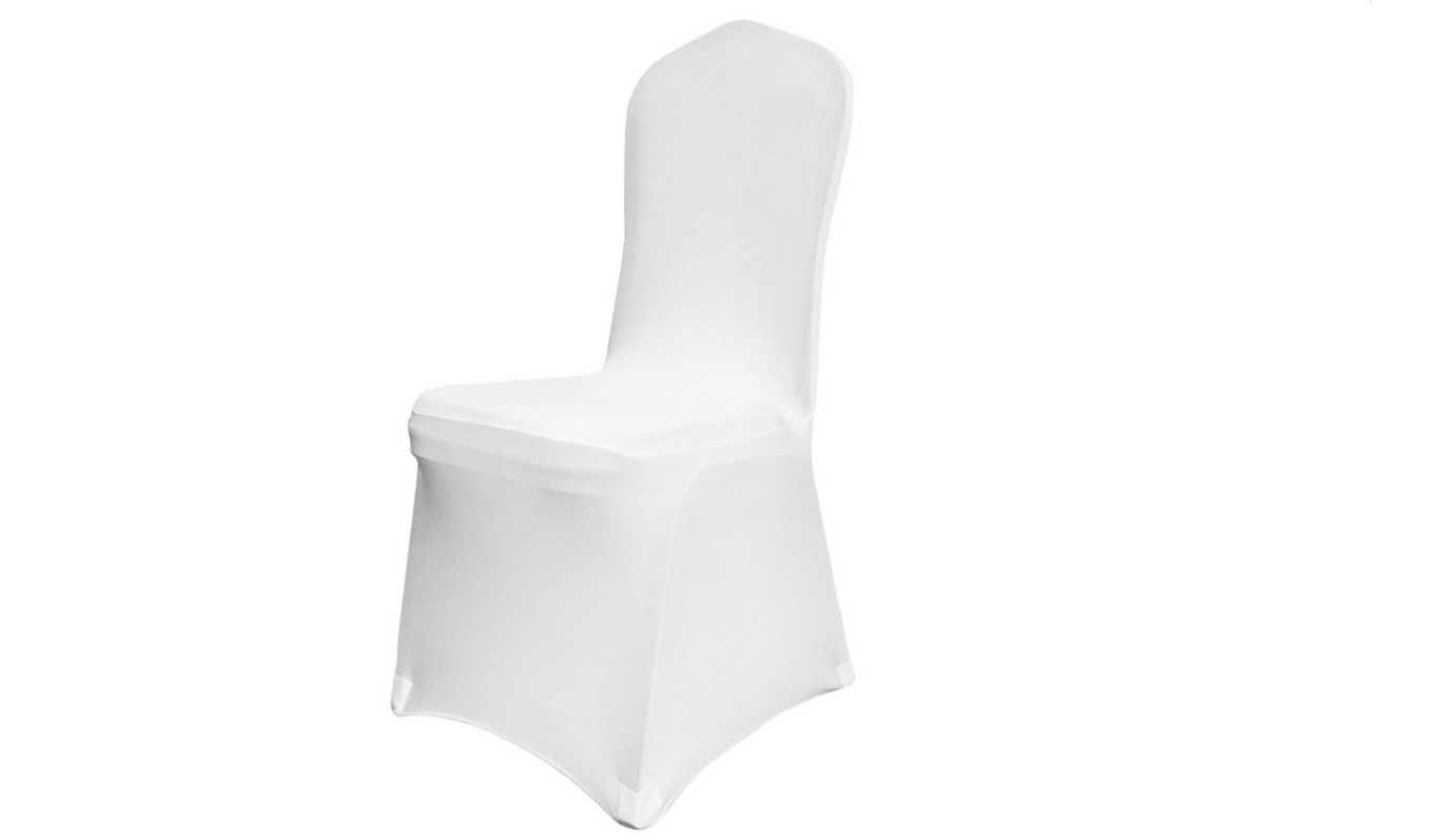 Pokrowce na krzesła uniwersalne białe G-489