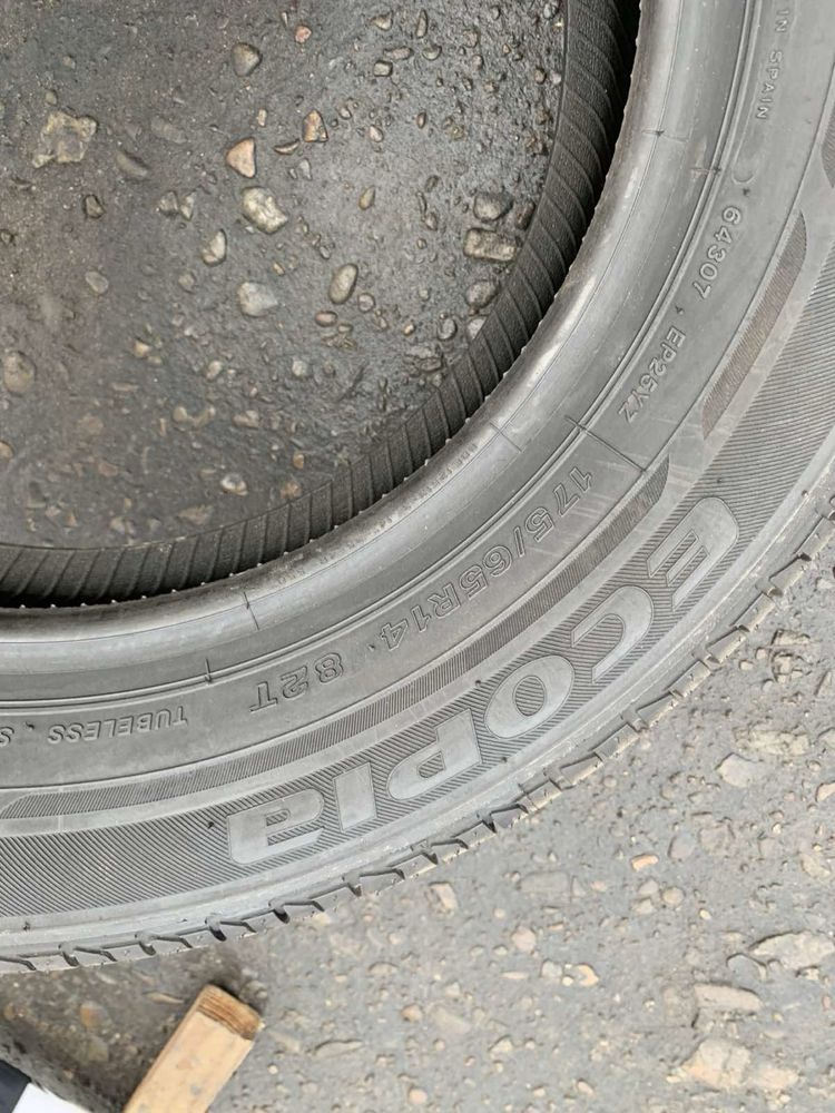 Шини нові 175/65 R14 пара Bridgestone 2024р, літо.