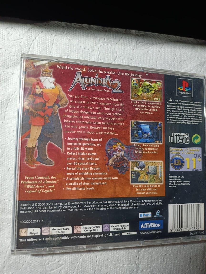 Alundra 2 ps1 psx