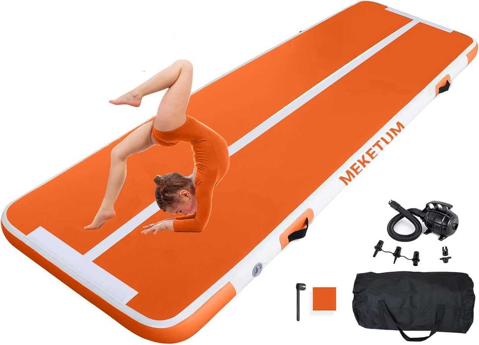 Air Track Ścieżka Akrobatyczna 3 M Mata Gimnastyczna Materac Pompka