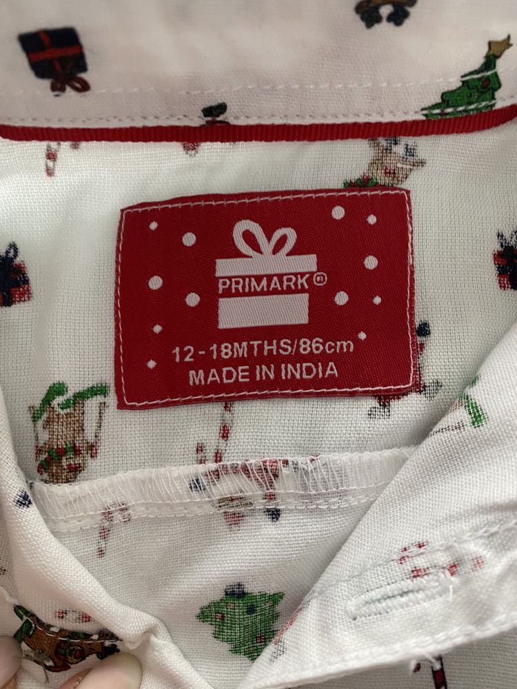 Camisa de natal de bebe