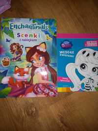 Książeczki z naklejkami i zadaniami Enchantimals Littlest Pet Shop