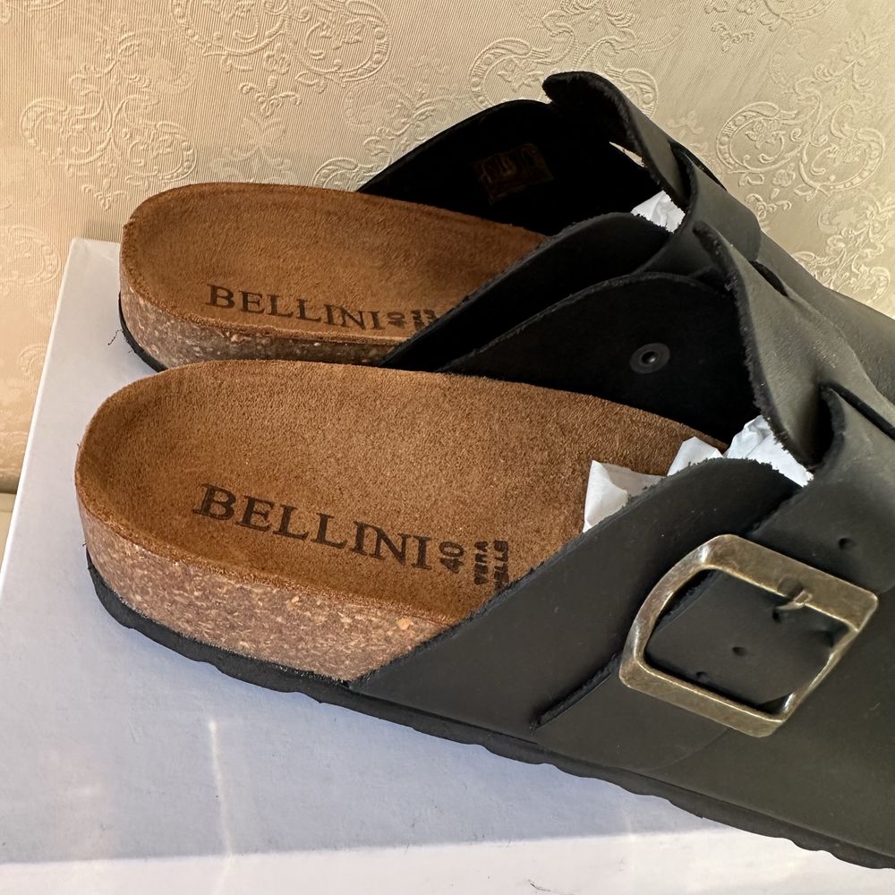 Bellini. Чоловічі шльопанці. Оригінал. Шкіра. Нові. Розмір 40-45